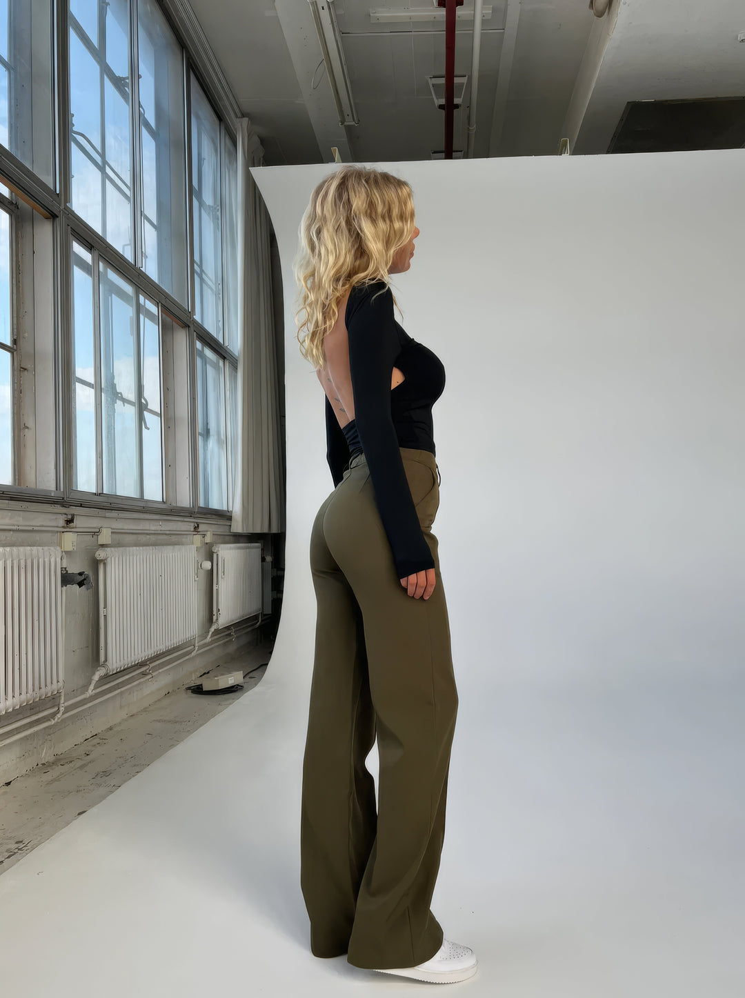 Bondi-Pearl-Harper Tailored Wide Leg Pants | High waisted workwear trousers 3