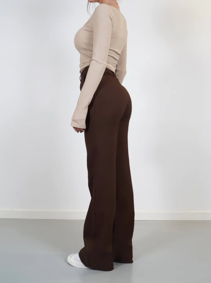 Bondi-Pearl-Harper Tailored Wide Leg Pants | High waisted workwear trousers 5