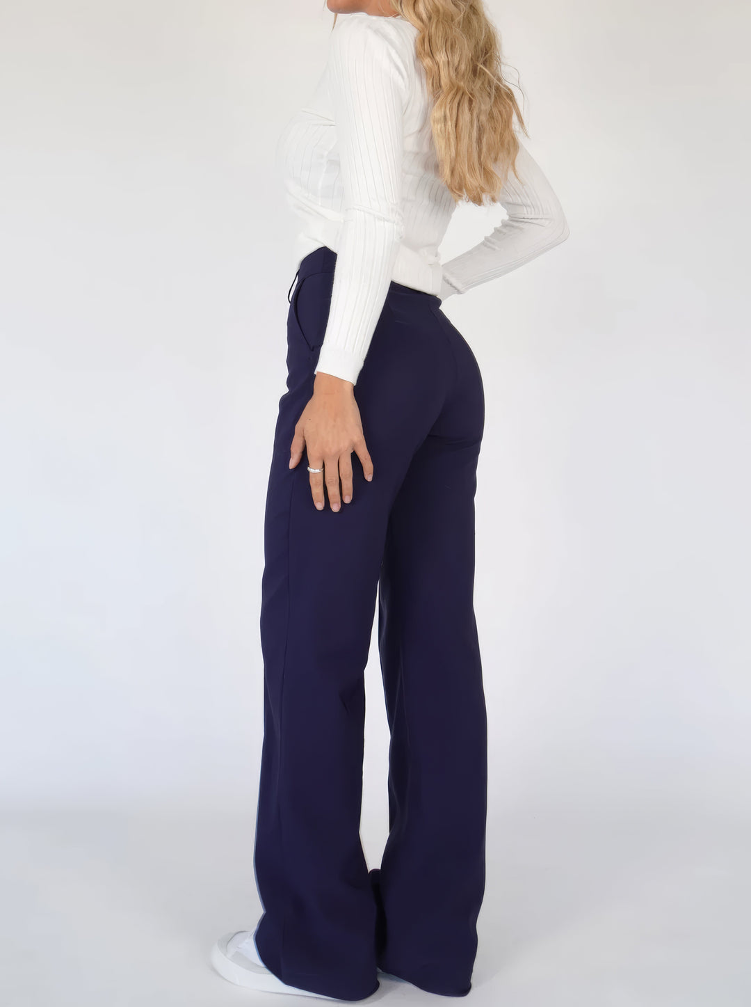Bondi-Pearl-Harper Tailored Wide Leg Pants | High waisted workwear trousers 6