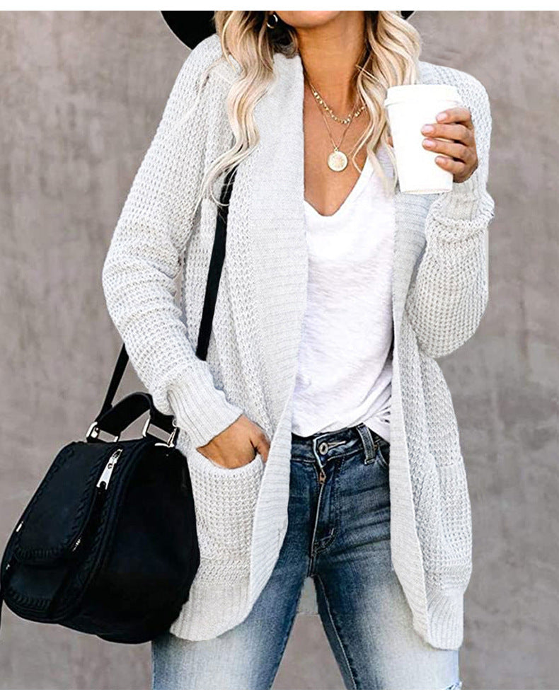 Bondi Pearl - Bondi Breeze Knit Cardigan | Casual warm layering piece - 03