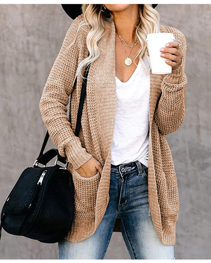 Bondi Pearl - Bondi Breeze Knit Cardigan | Casual warm layering piece - 10