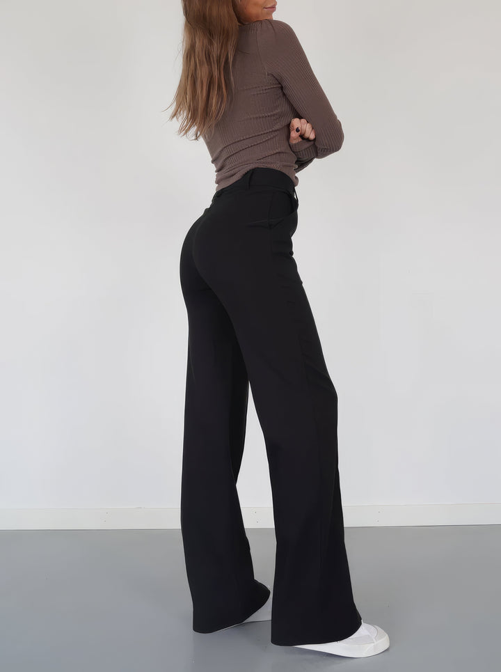 Harper Tailored Wide Leg Pants | High waisted workwear trousers 1